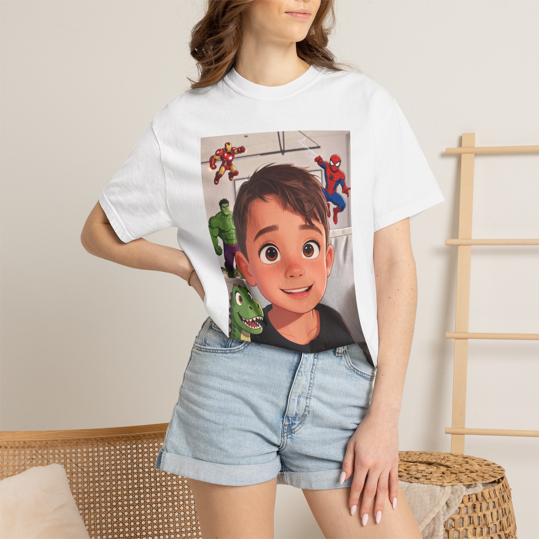 Zion Shirt spiderman Hulk Ironman treck
