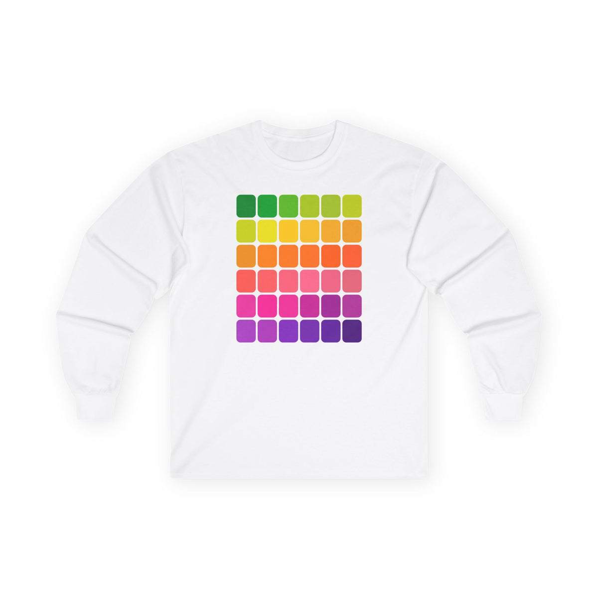 plate 145 long sleeve tee - White