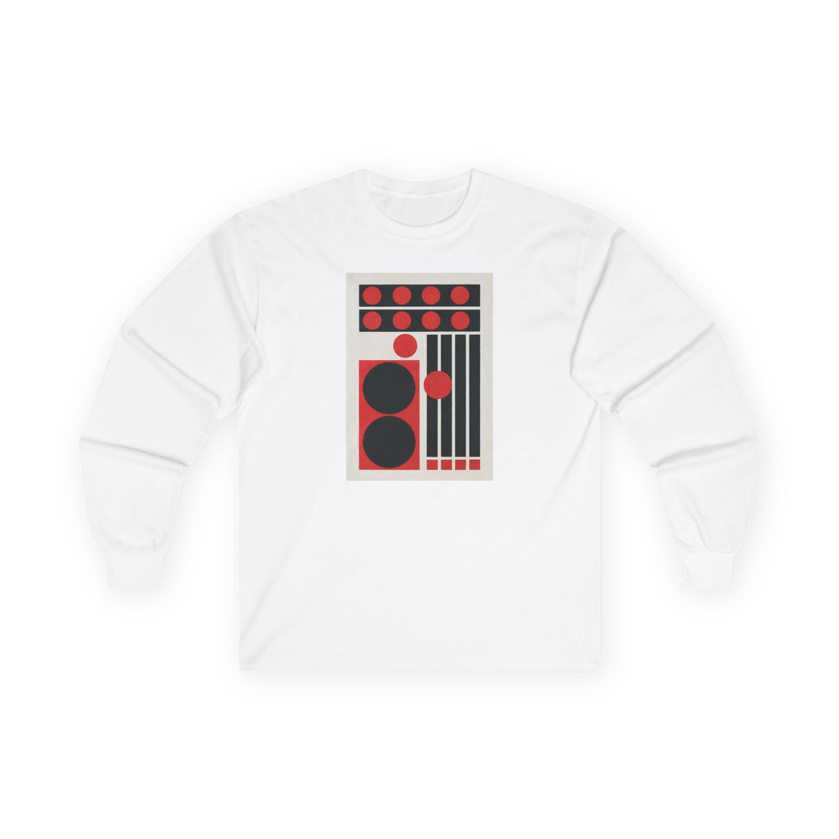 plate 143 long sleeve tee - White