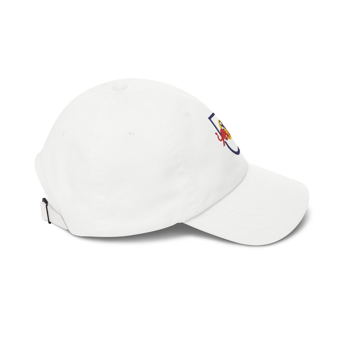 New York Soccer Dad Cap — Embroidered, Navy, Red & Gold