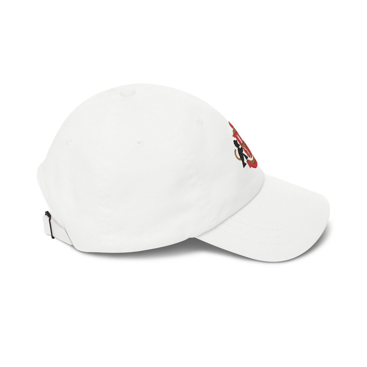 Sunderland Soccer Dad Cap — Embroidered, Red, Black & Old Gold