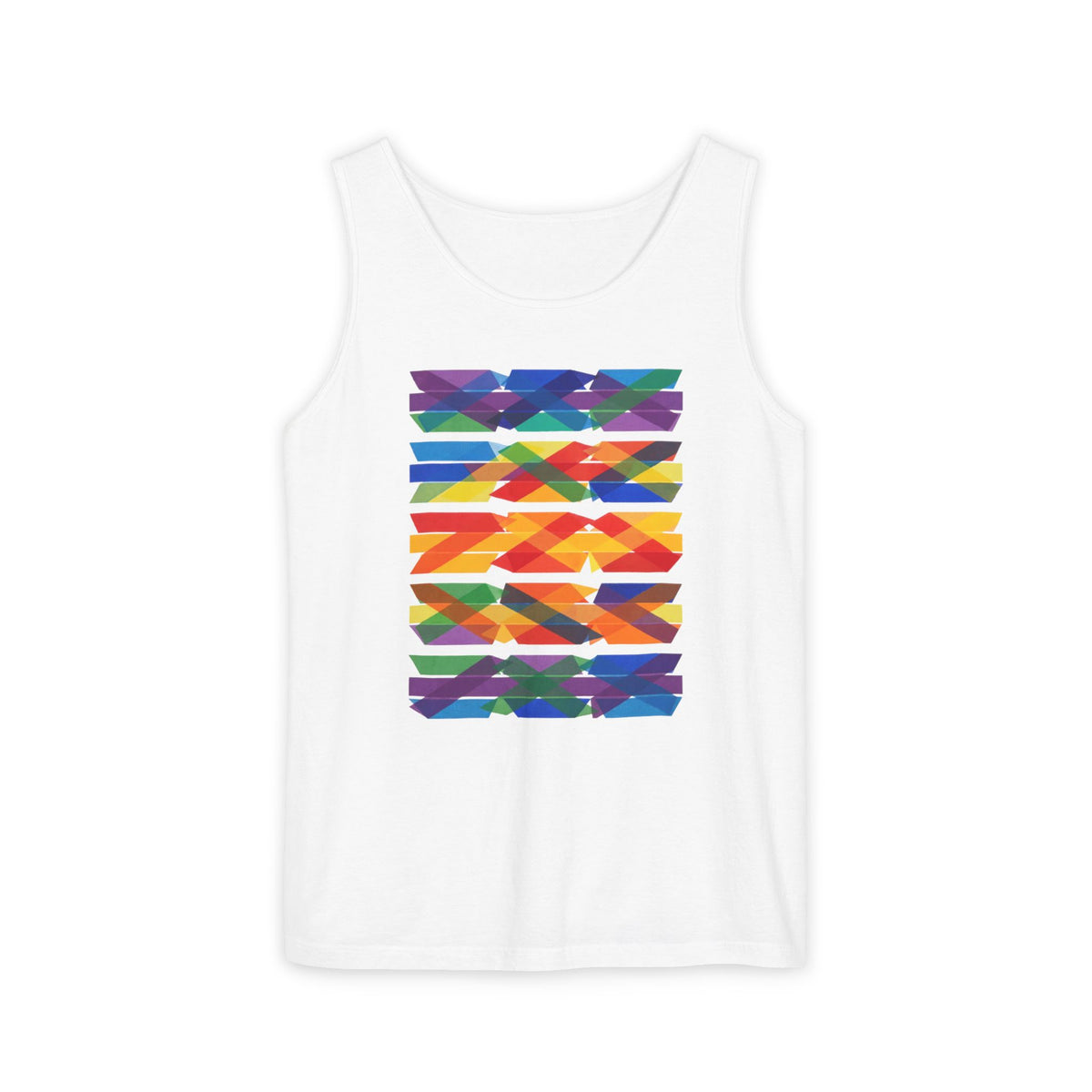 plate 353 tank - White