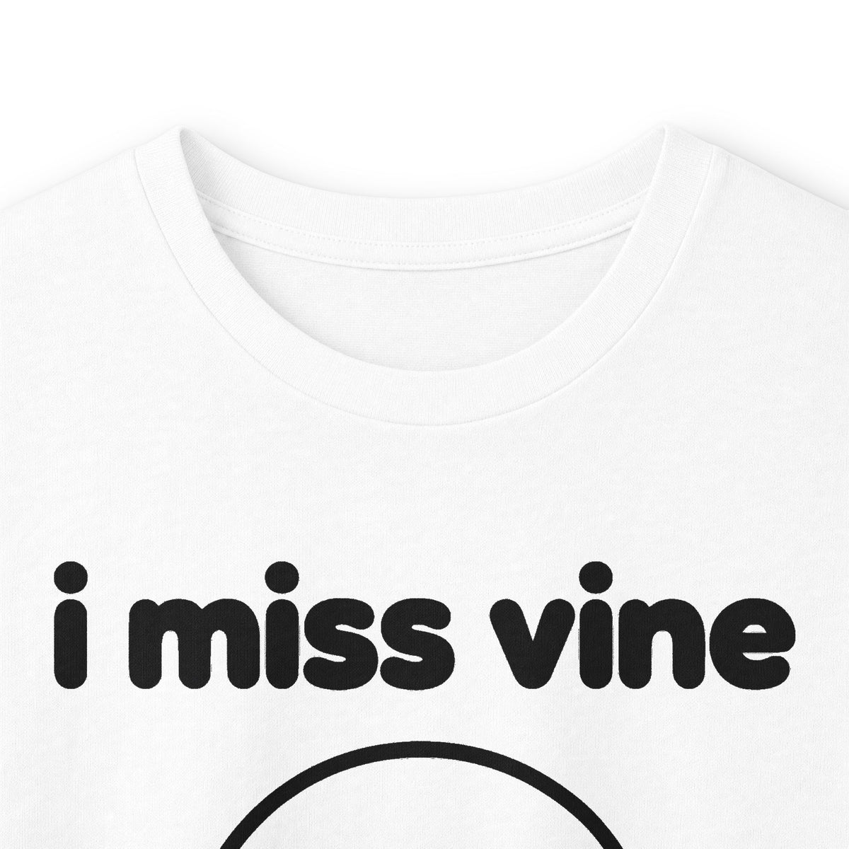 i miss vine long sleeve tee - White