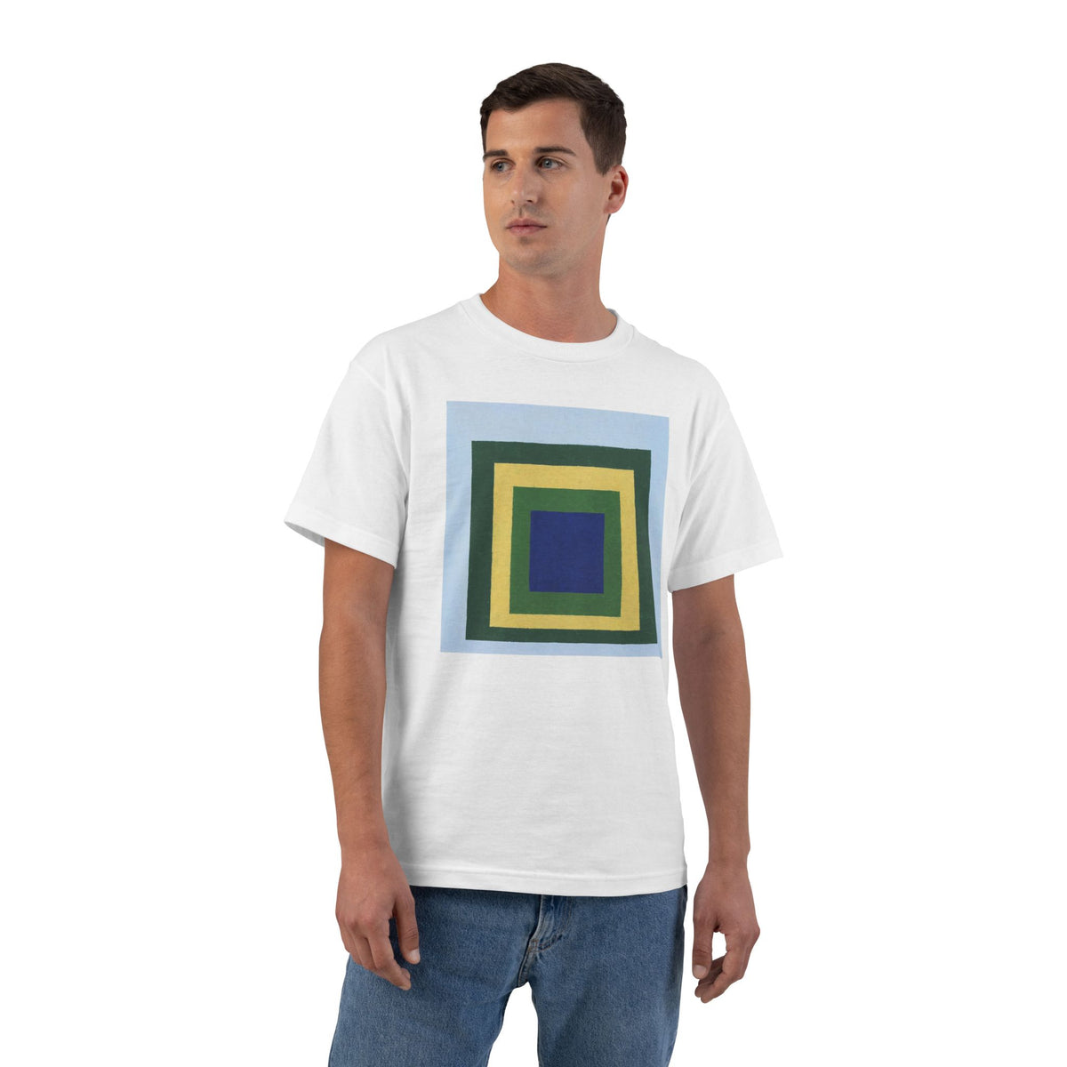 plate 010 beefy tee - White