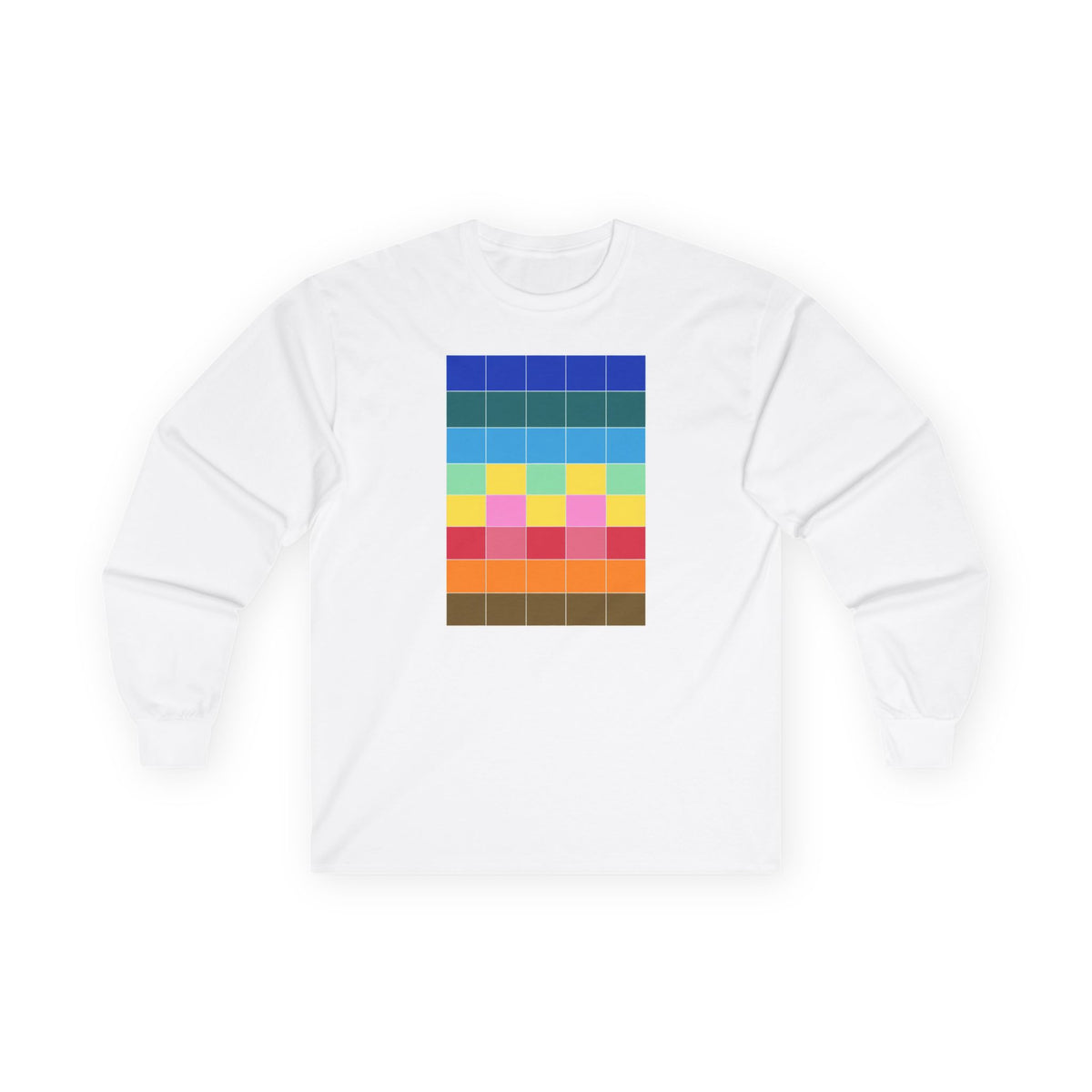 plate 268 long sleeve tee - White