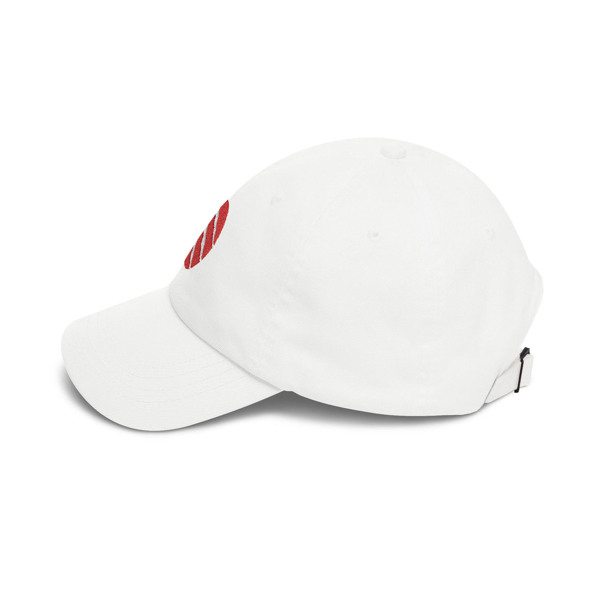 Toronto Basketball Dad Cap — Embroidered, Red & White