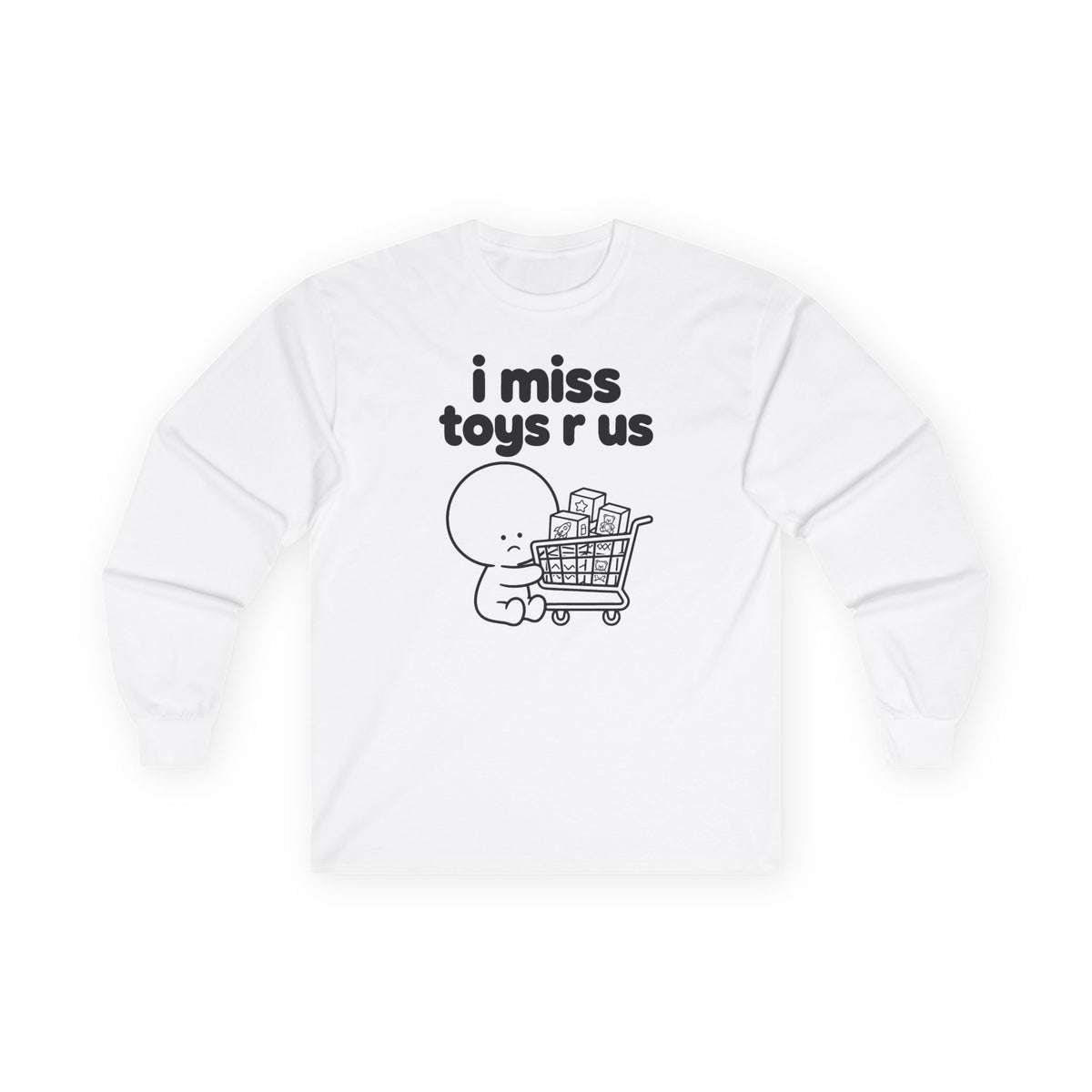 i miss toys r us long sleeve tee - White