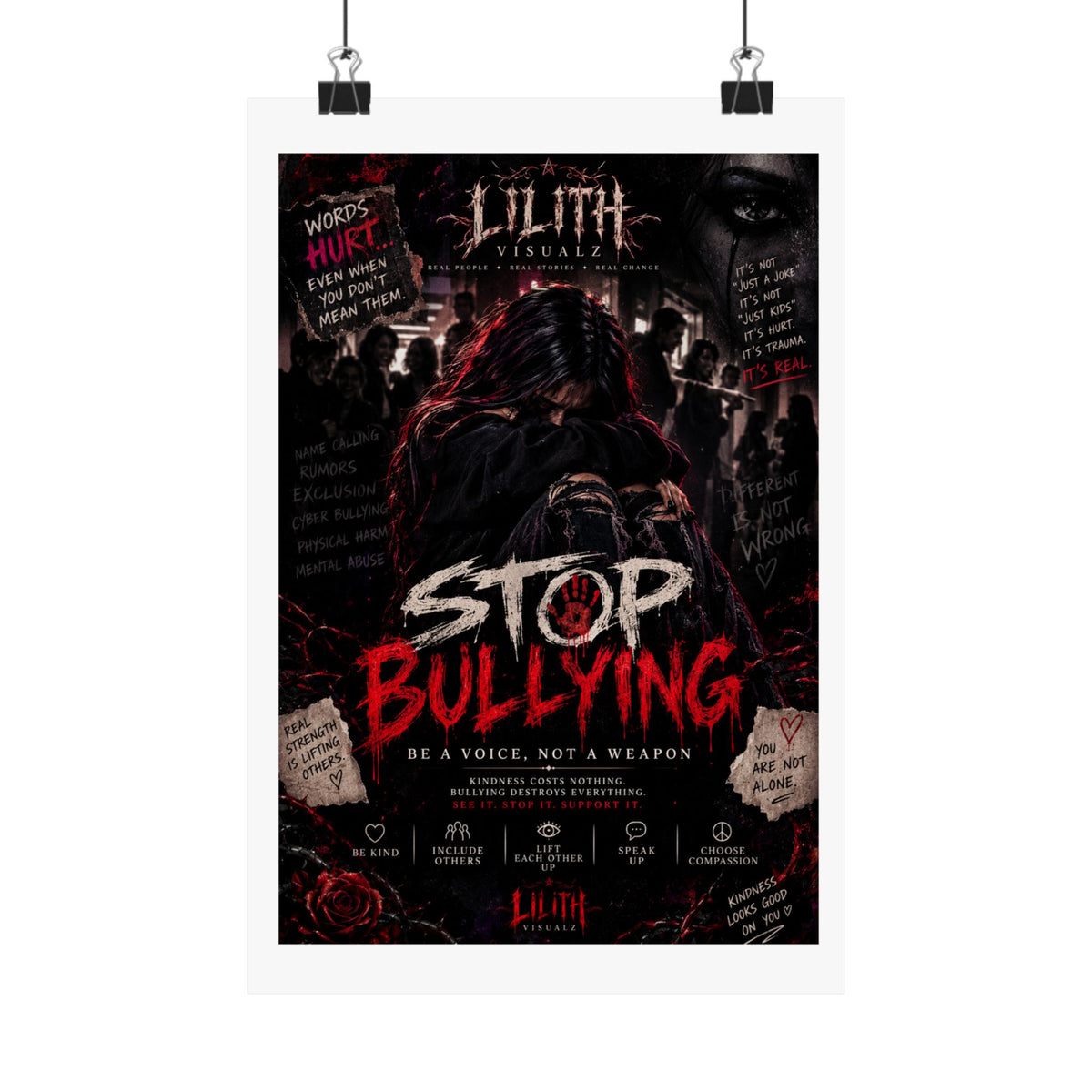 Lilith Visualz Anti Bullying Poster