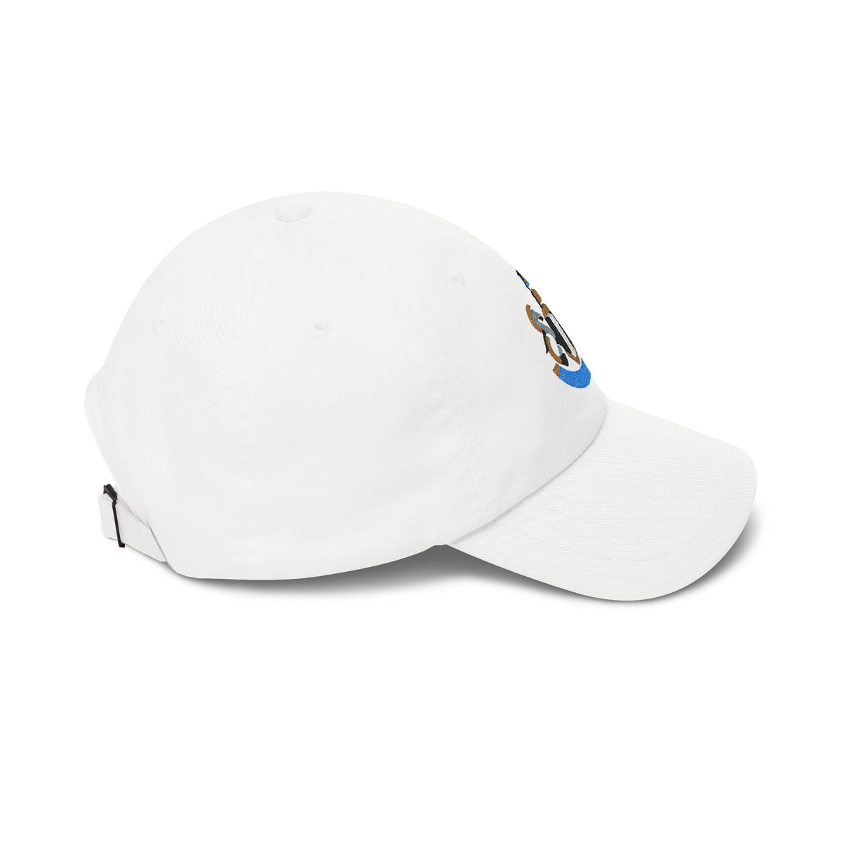 Newcastle Soccer Dad Cap — Embroidered, Aqua, Old Gold & Black