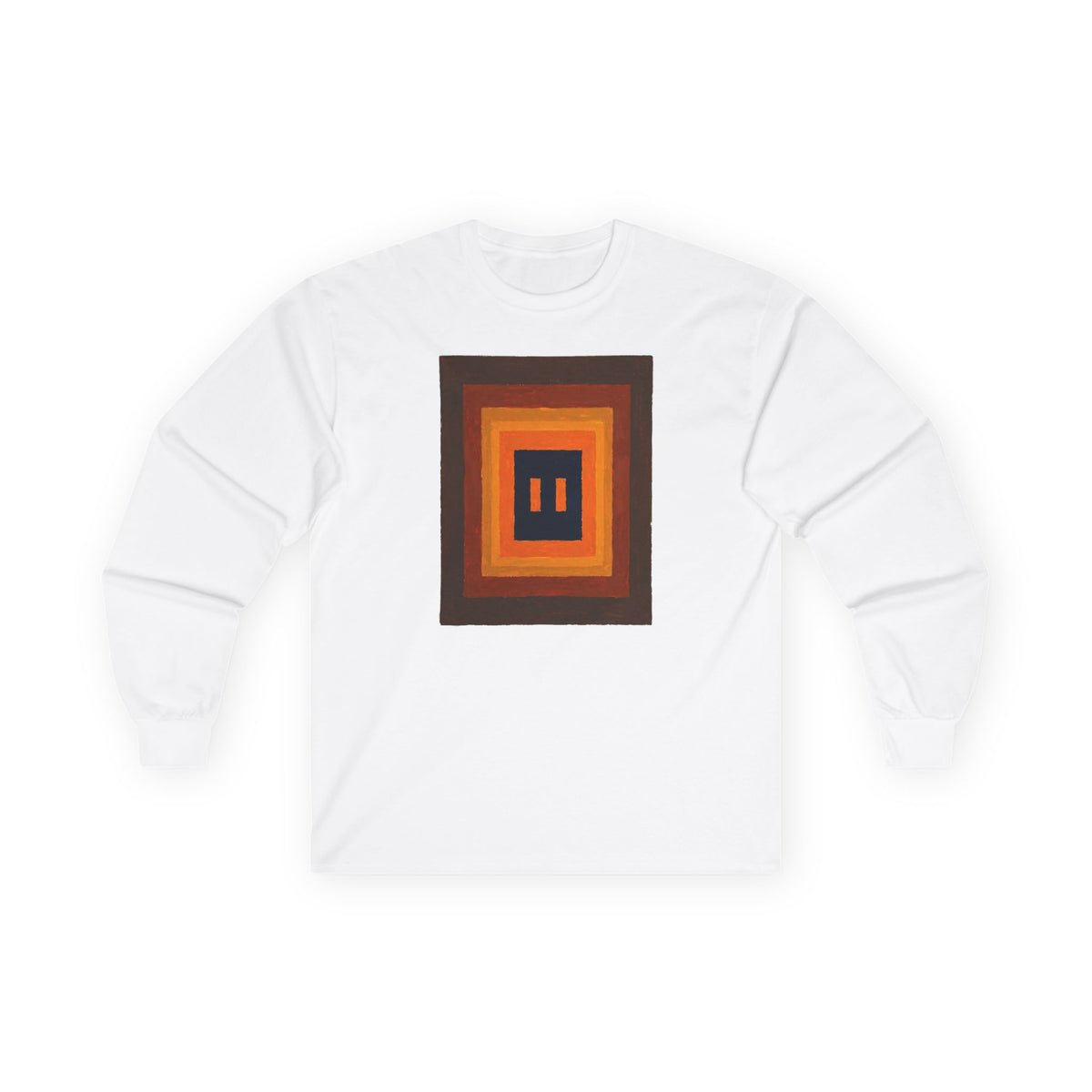 plate 006 long sleeve tee - White