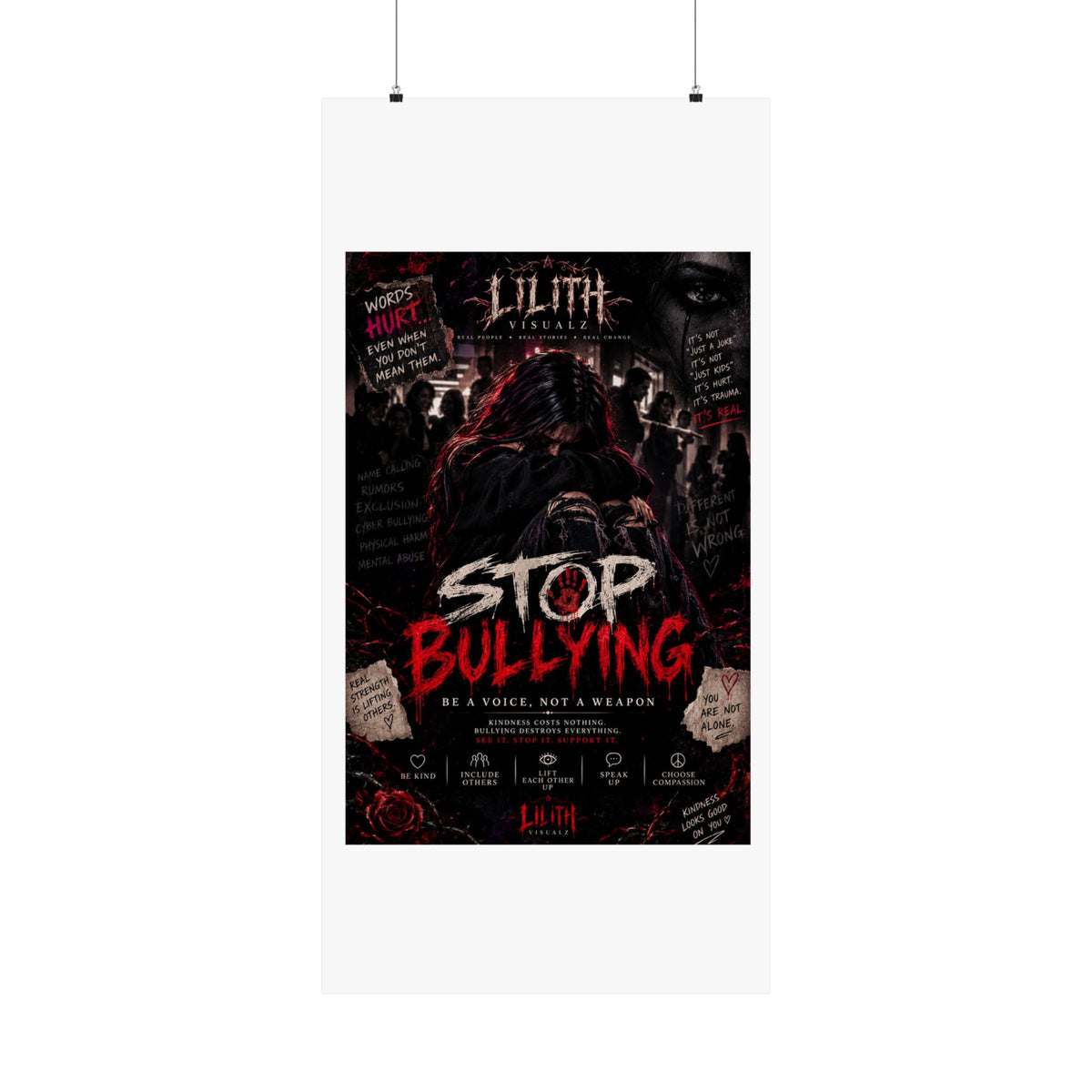 Lilith Visualz Anti Bullying Poster