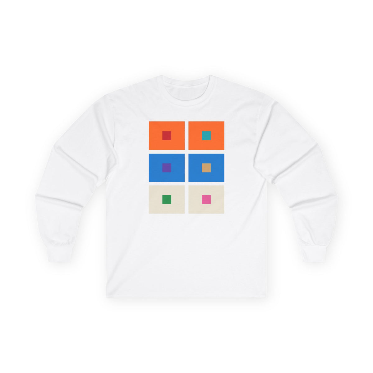 plate 267 long sleeve tee - White