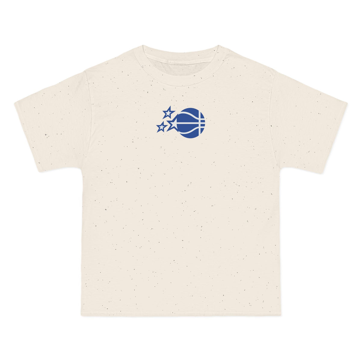 Orlando Basketball Heavyweight Tee — Natural, Royal & Off-White