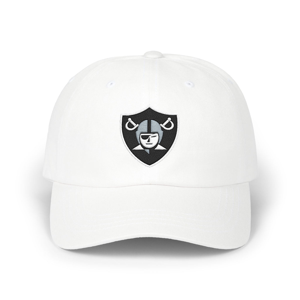 Las Vegas Football Dad Cap — Embroidered, Black, White & Grey