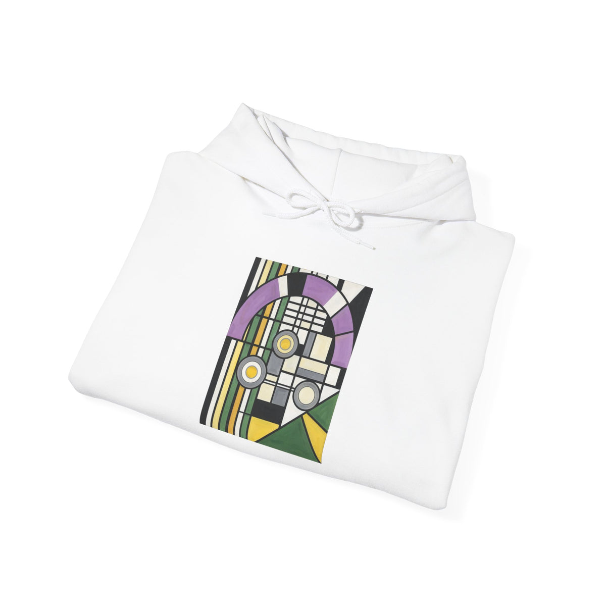 plate 078 hoodie - White