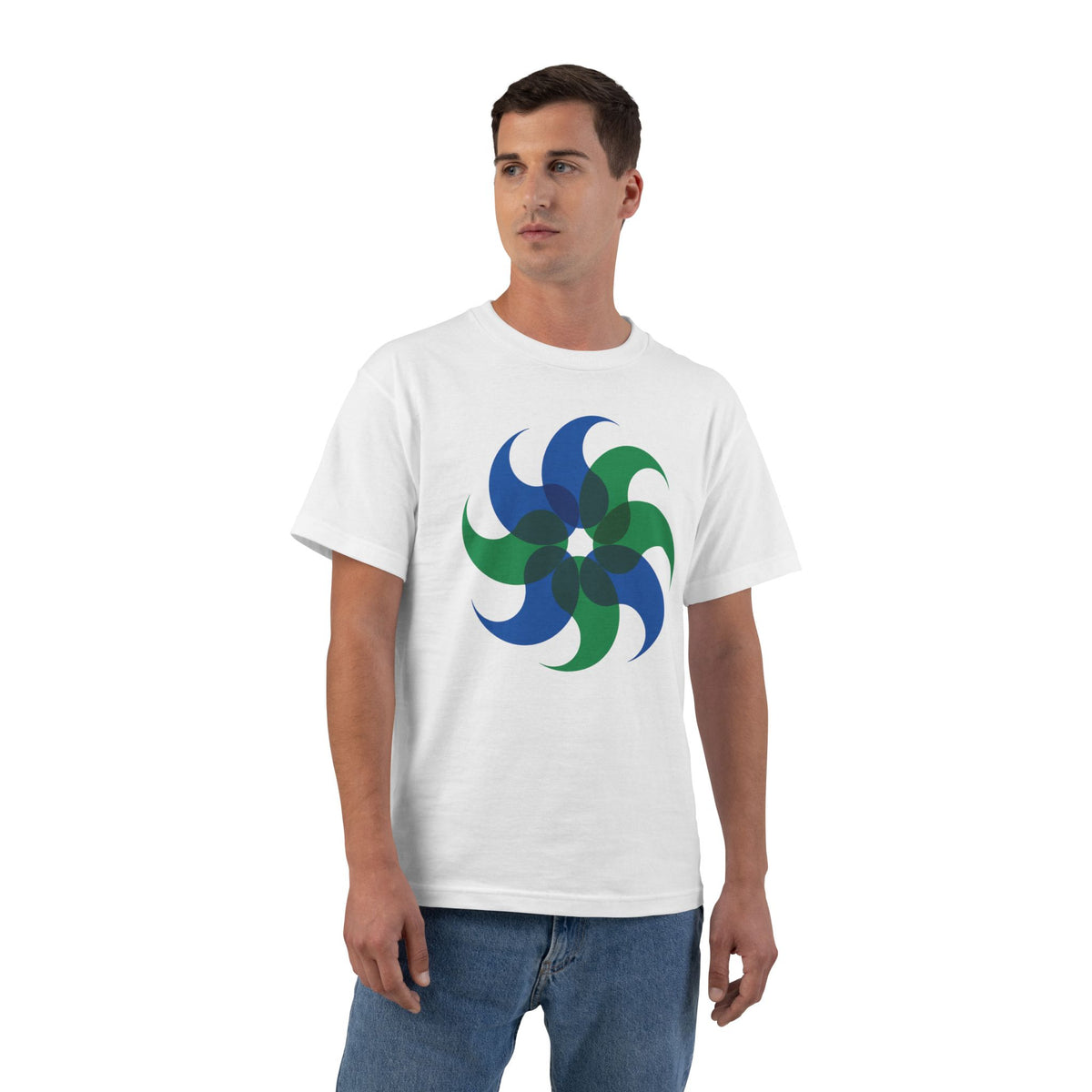 plate 330 beefy tee - White