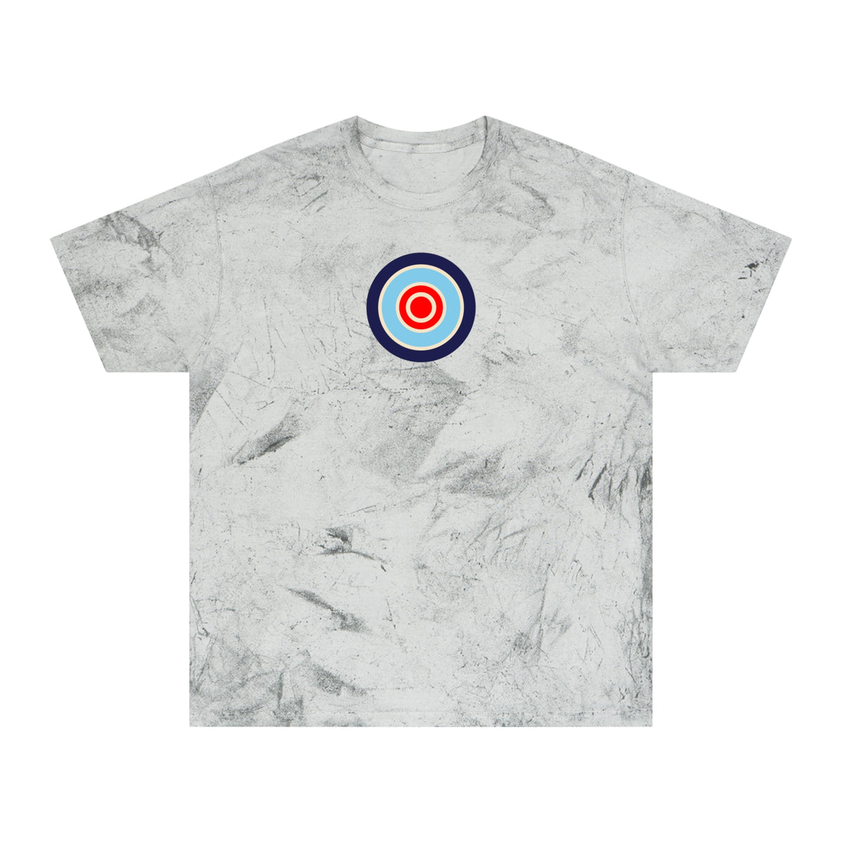 Chicago Soccer Tie-Dye Tee — Smoke, Navy, Grey & White