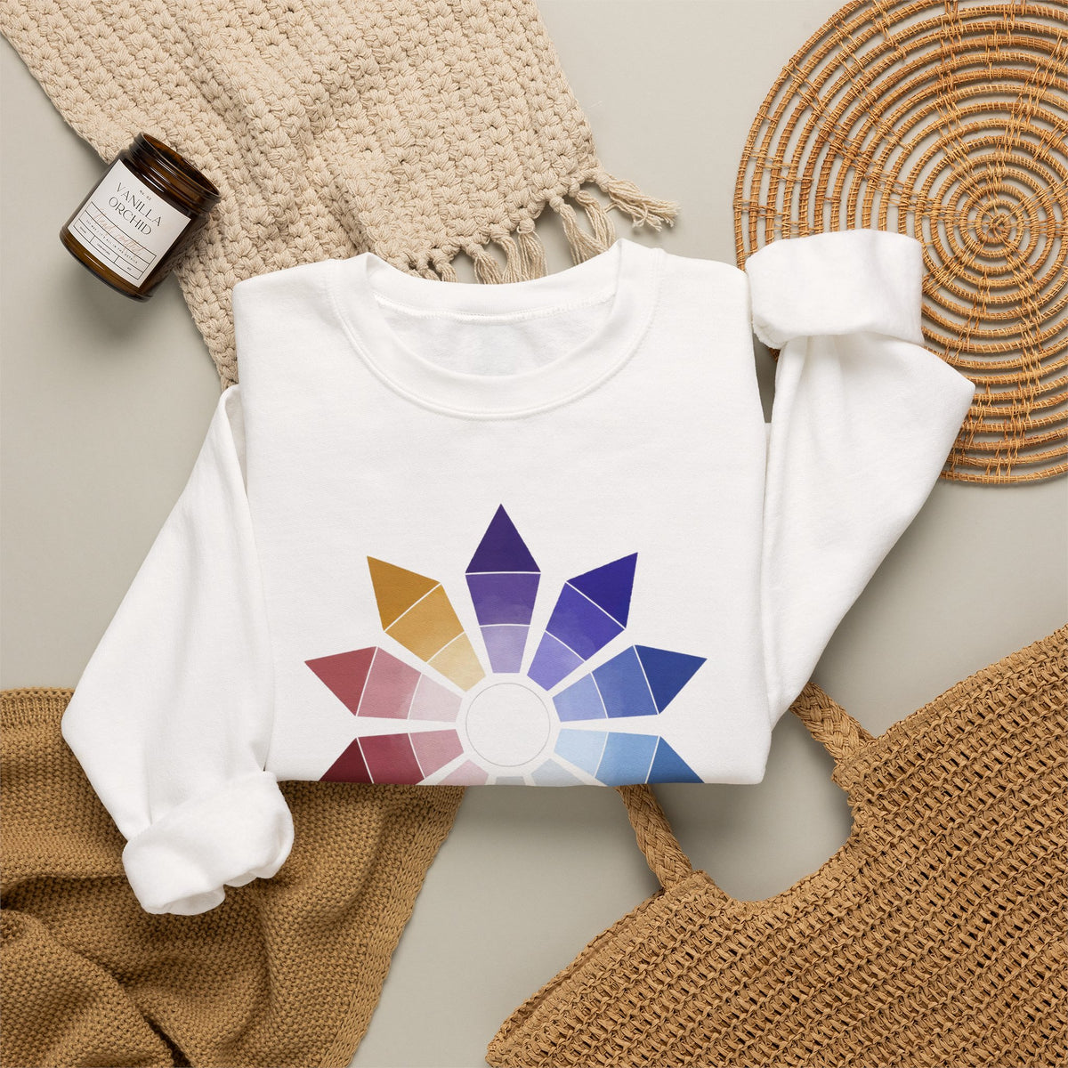 plate 116 crewneck - White
