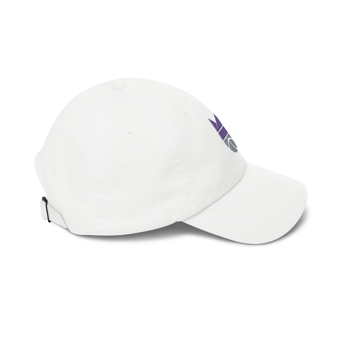 Sacramento Basketball Dad Cap — Embroidered, Purple & Grey