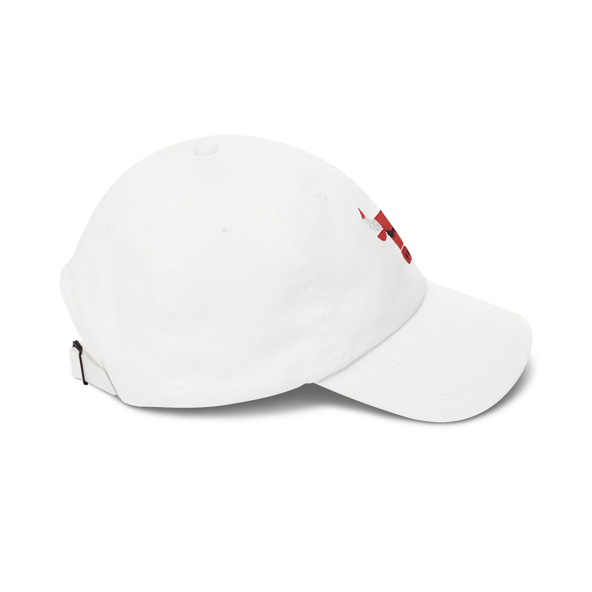 Chicago Basketball Dad Cap — Embroidered, Red, White & Black