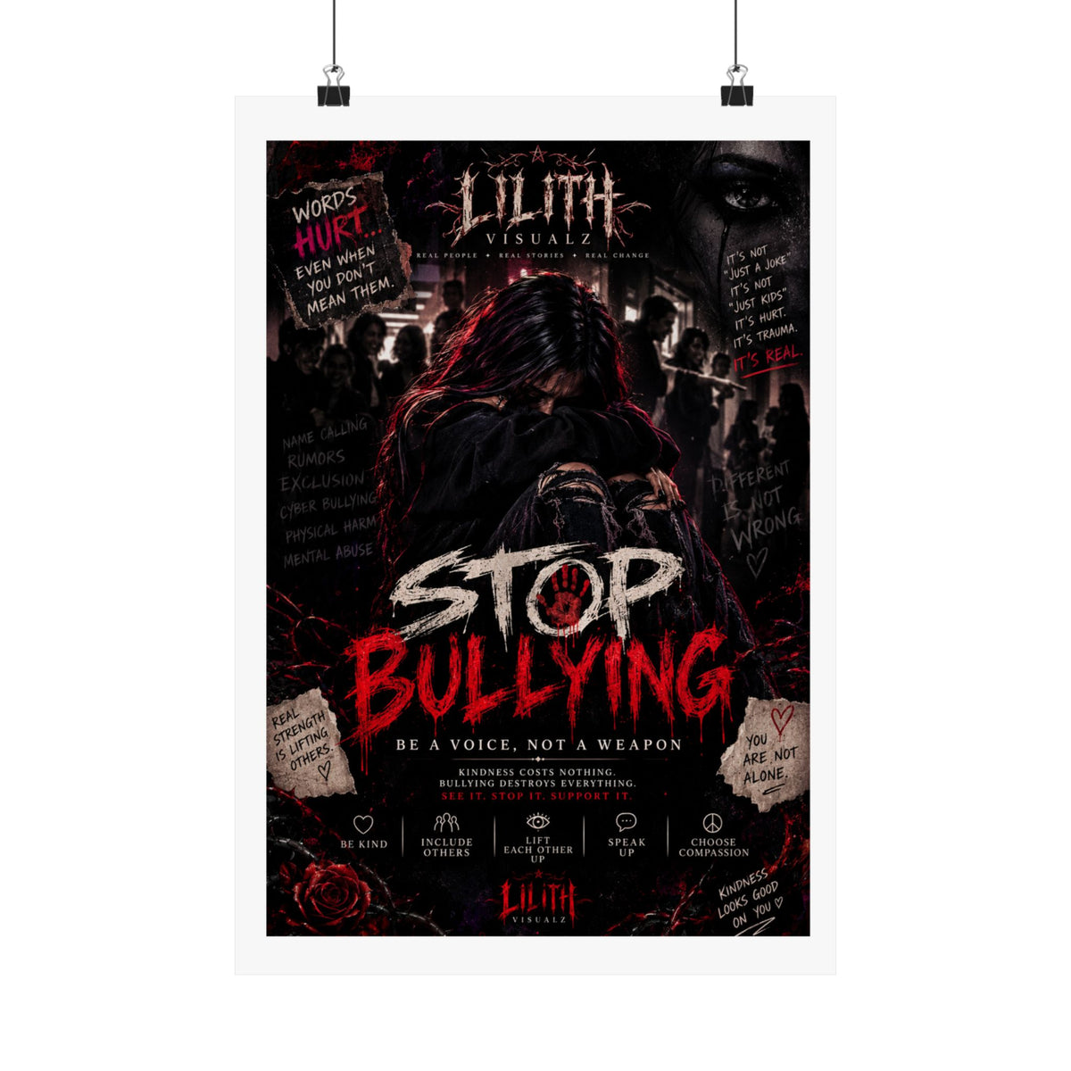 Lilith Visualz Anti Bullying Poster