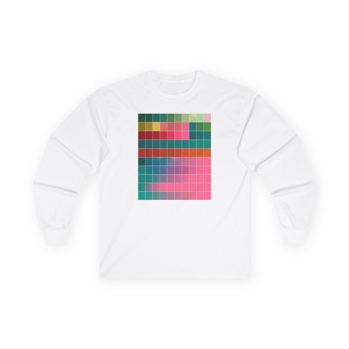 plate 236 long sleeve tee - White