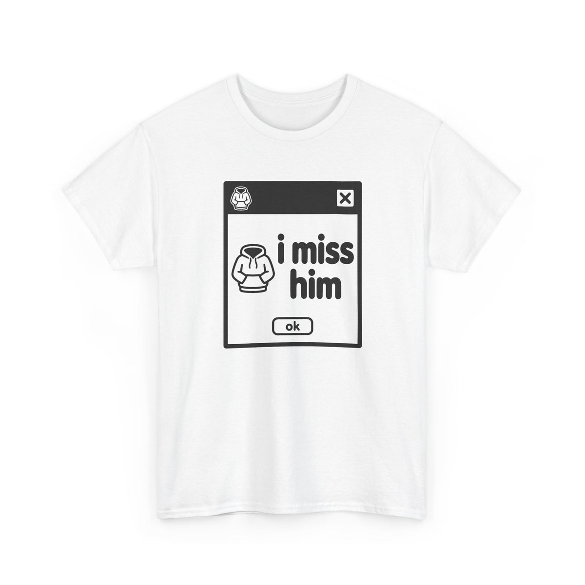 i miss him error tee - White