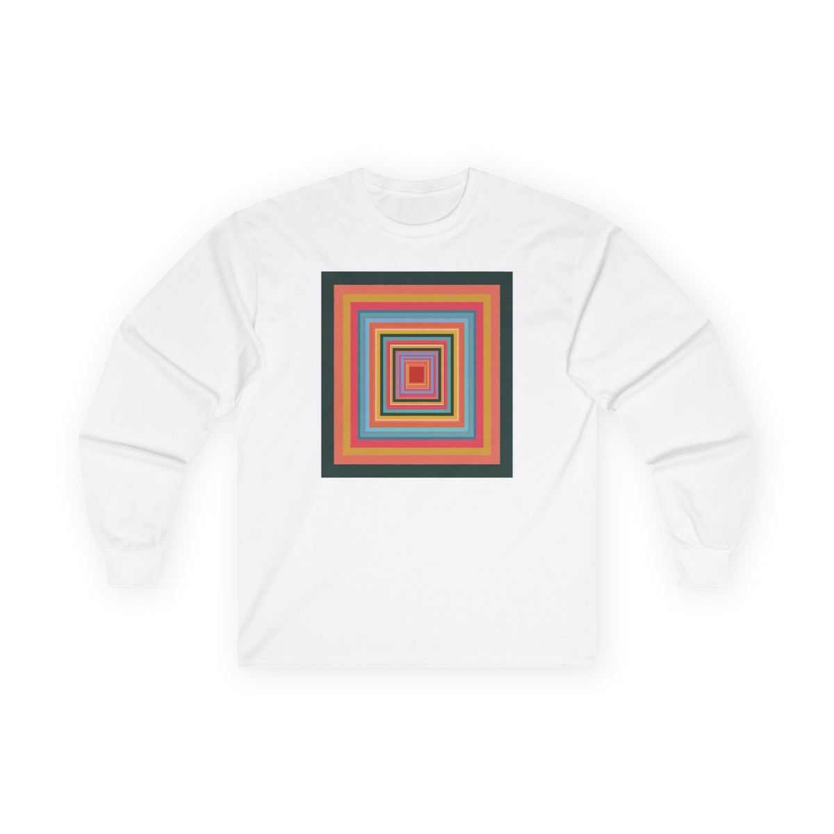 plate 155 long sleeve tee - White