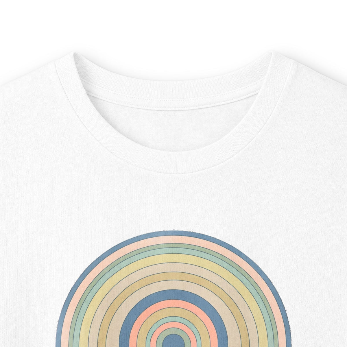 plate 074 long sleeve tee - White