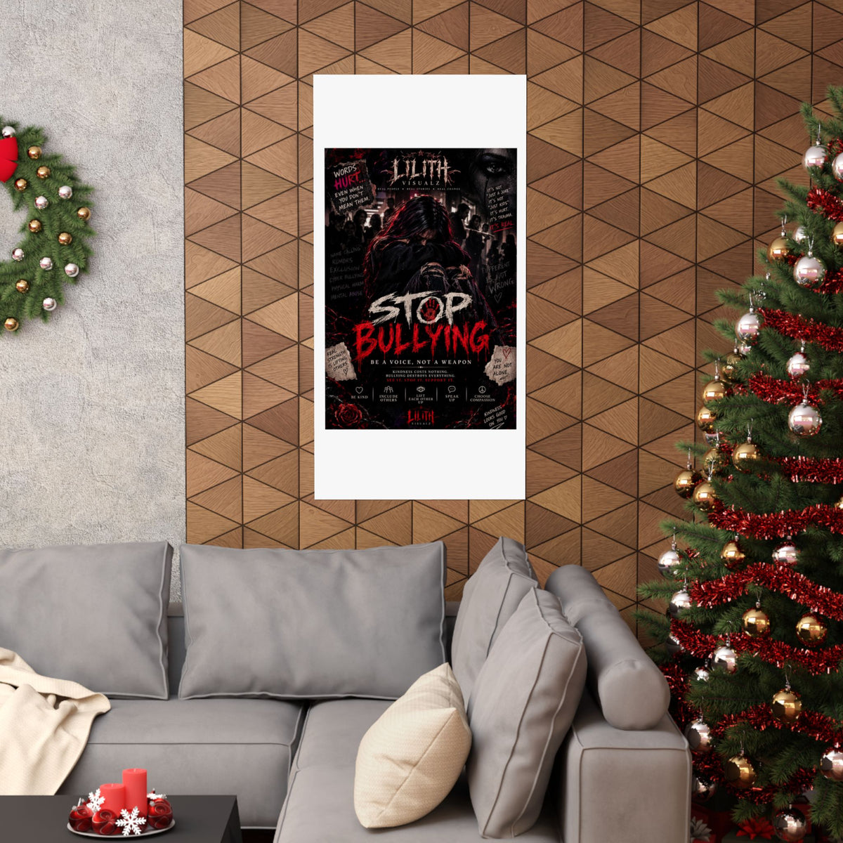 Lilith Visualz Anti Bullying Poster