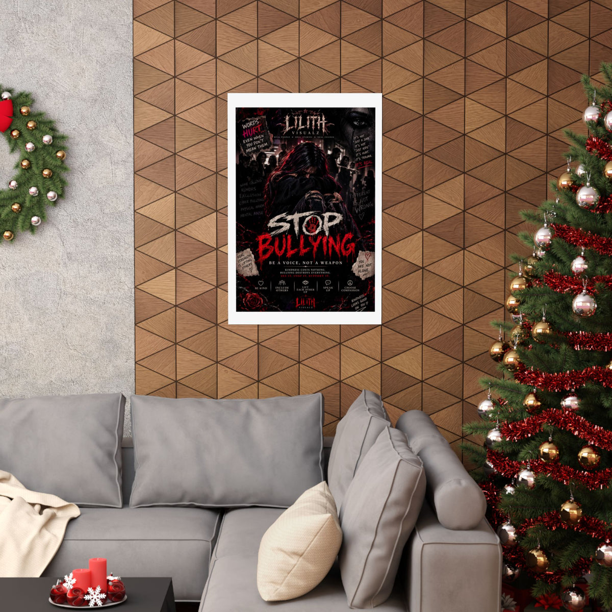 Lilith Visualz Anti Bullying Poster