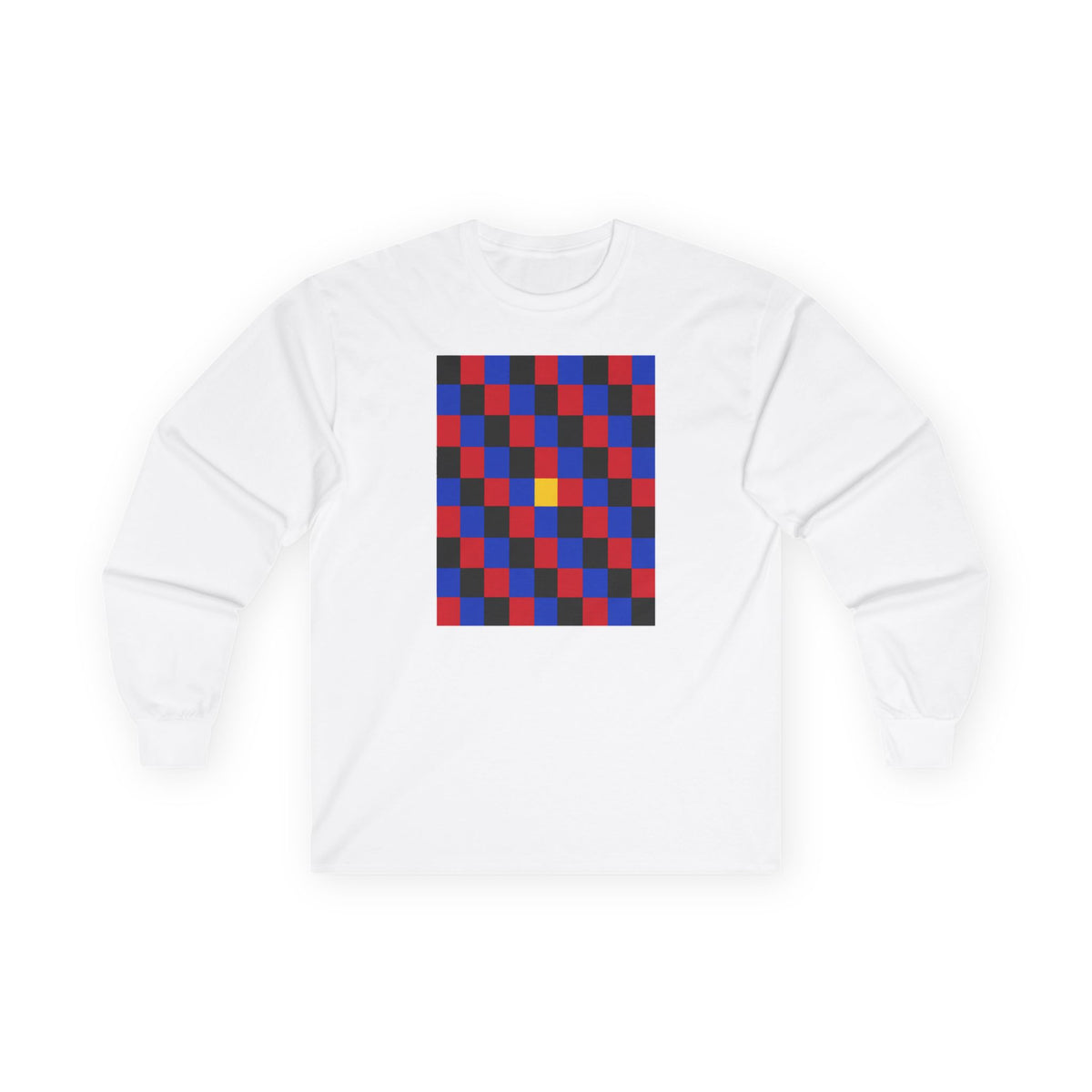 plate 417 long sleeve tee - White