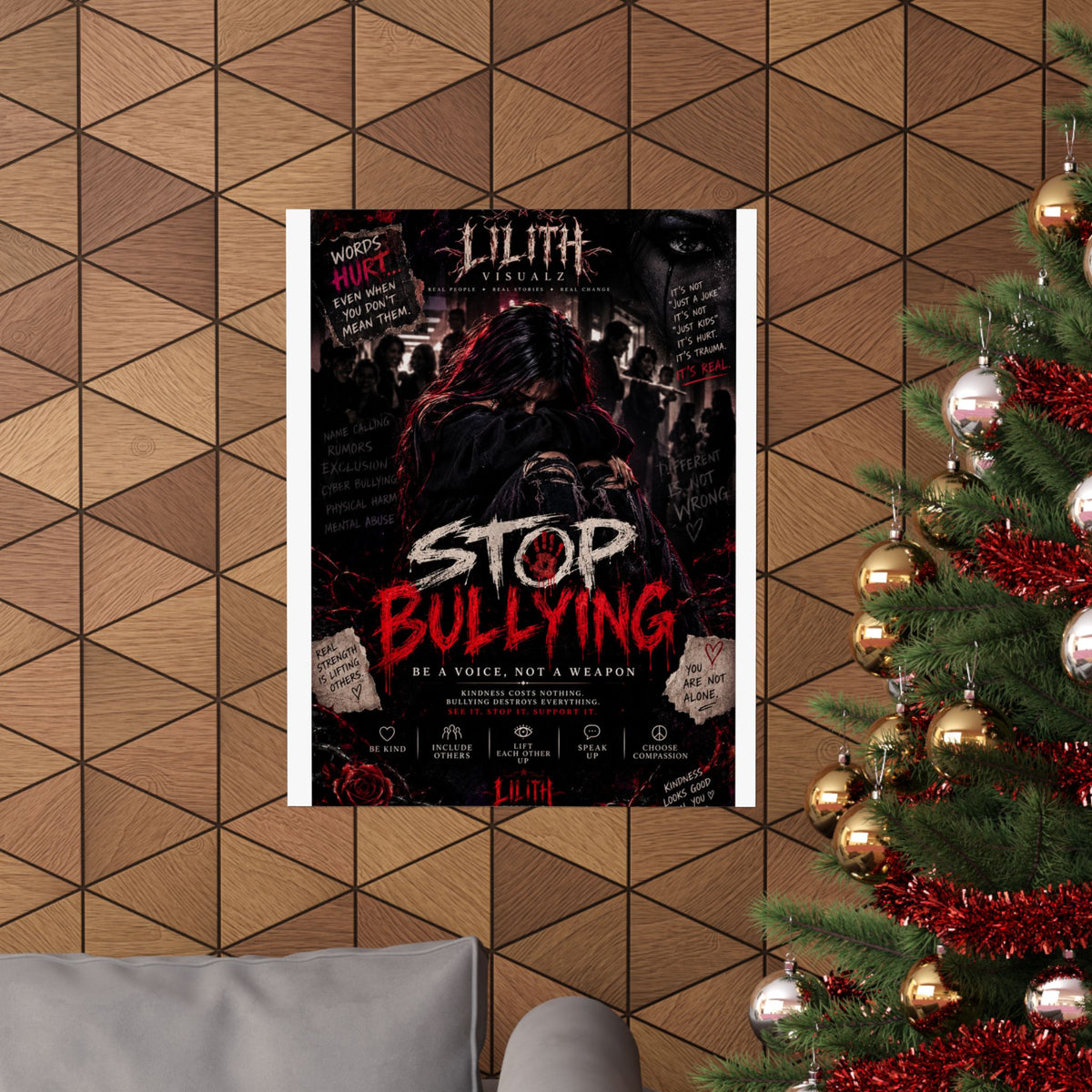 Lilith Visualz Anti Bullying Poster
