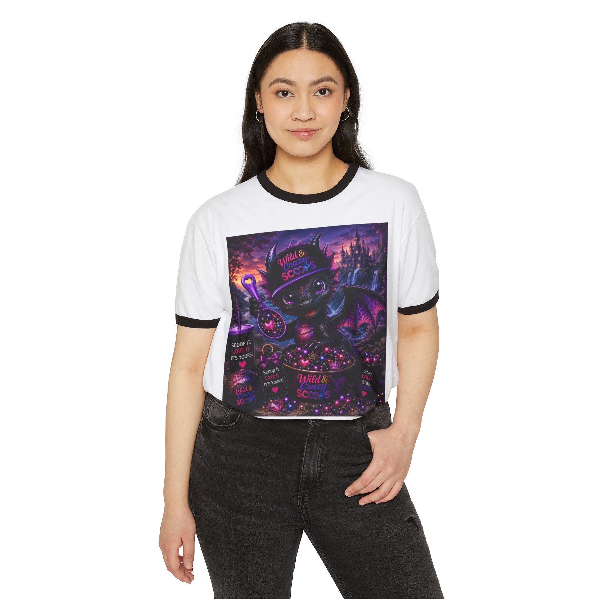 Unisex Cotton Ringer T-Shirt