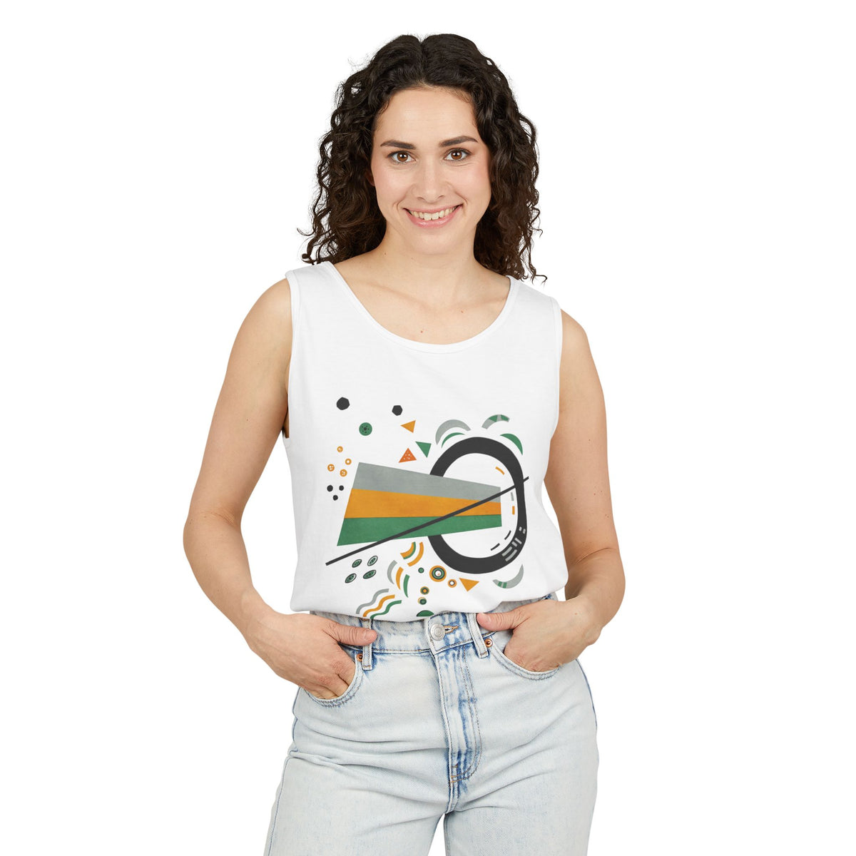 plate 070 tank - White