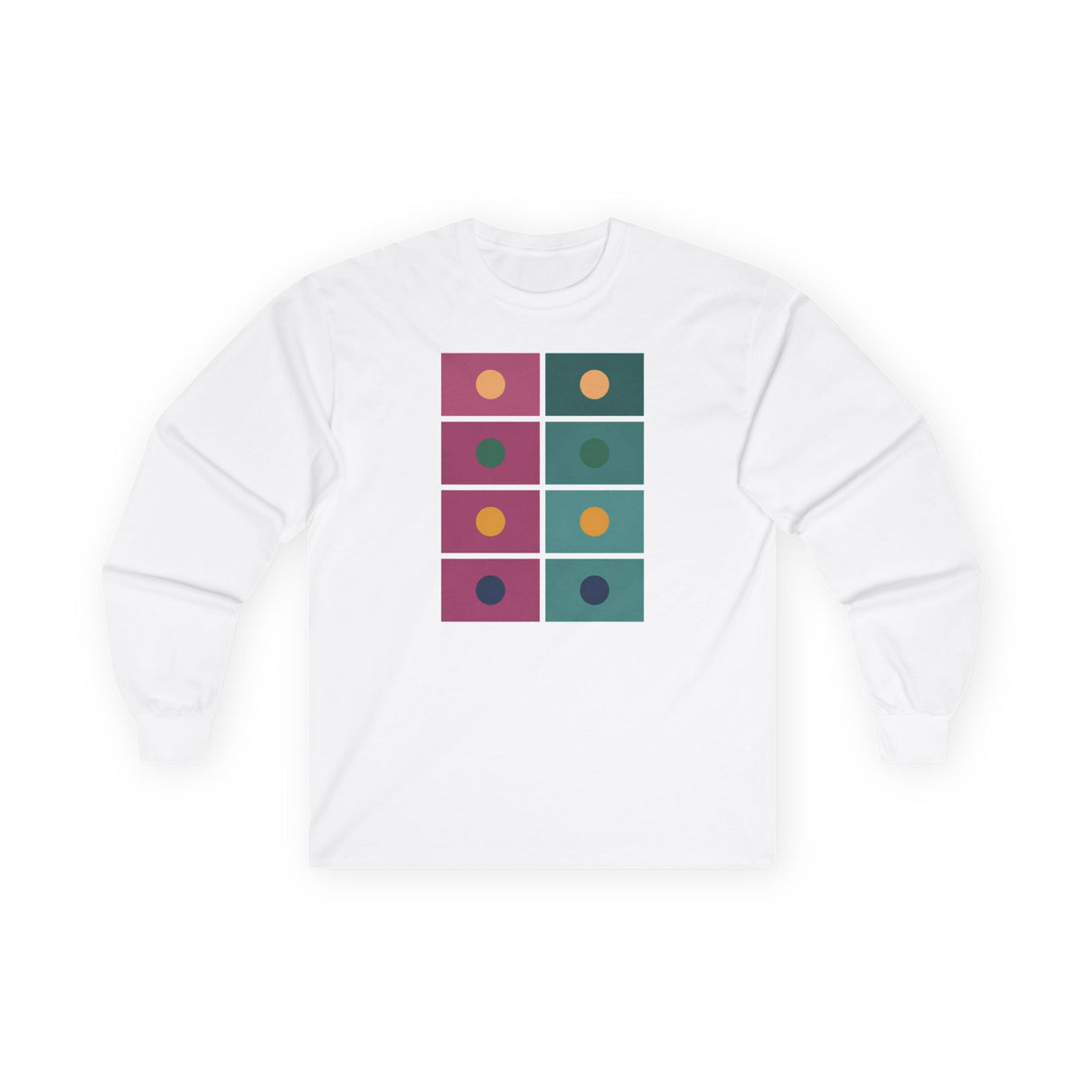 plate 289 long sleeve tee - White