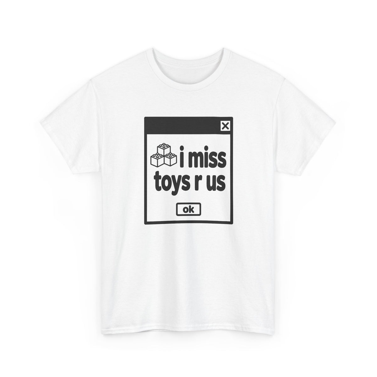 i miss toys r us error tee - White