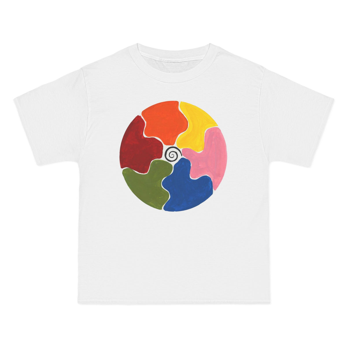 plate 091 beefy tee - White