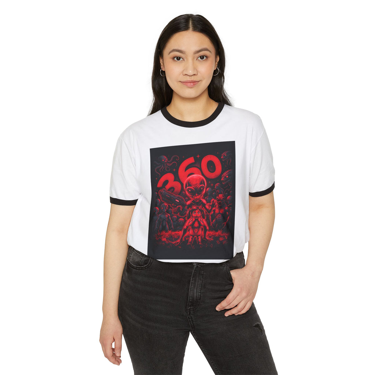 Unisex Cotton Ringer T-Shirt