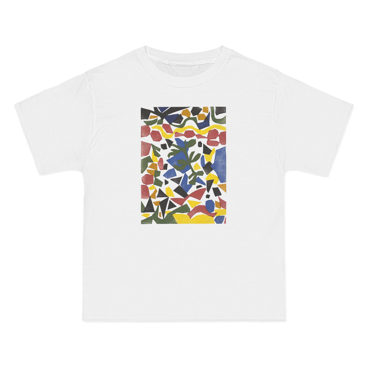 plate 069 beefy tee - White