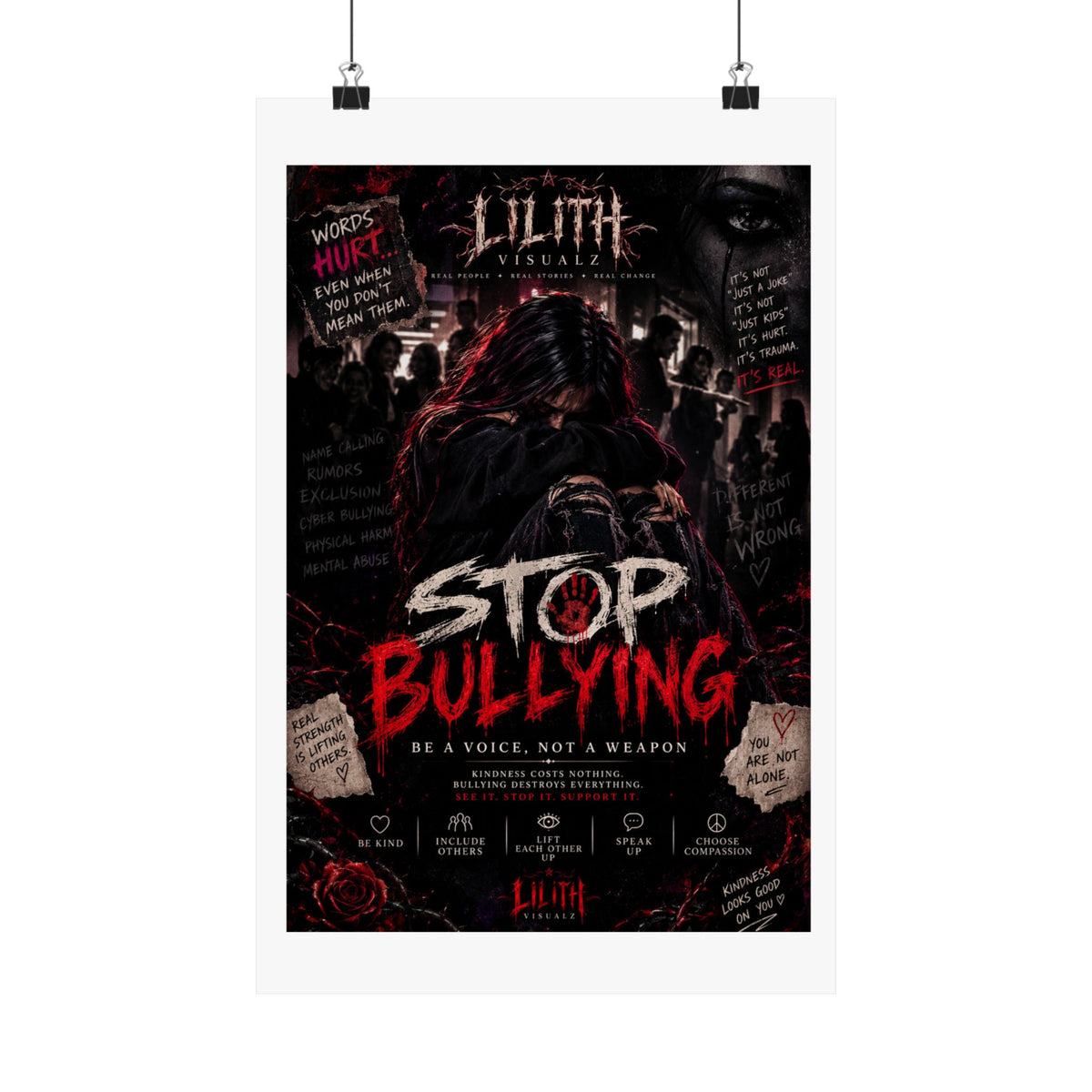 Lilith Visualz Anti Bullying Poster