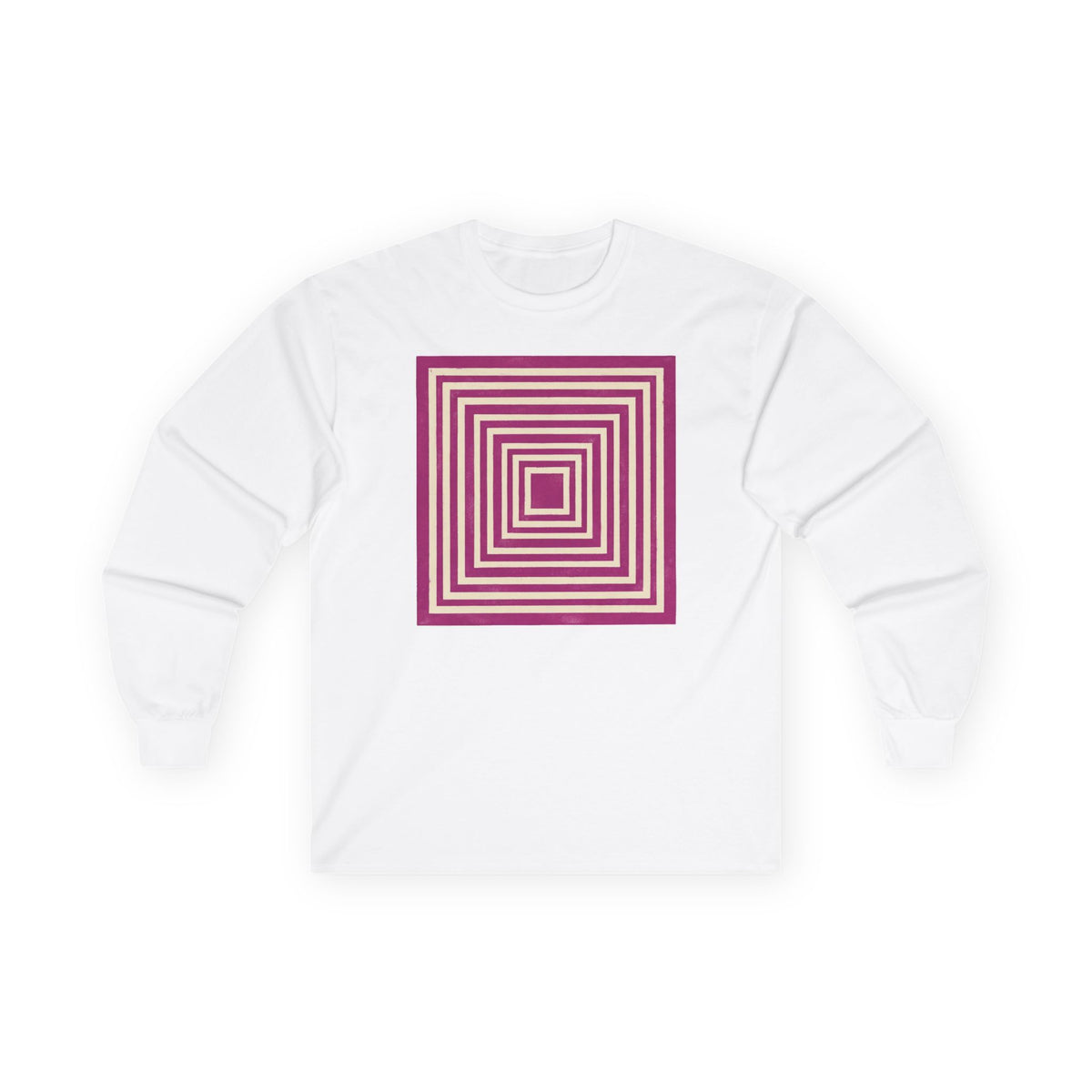 plate 413 long sleeve tee - White