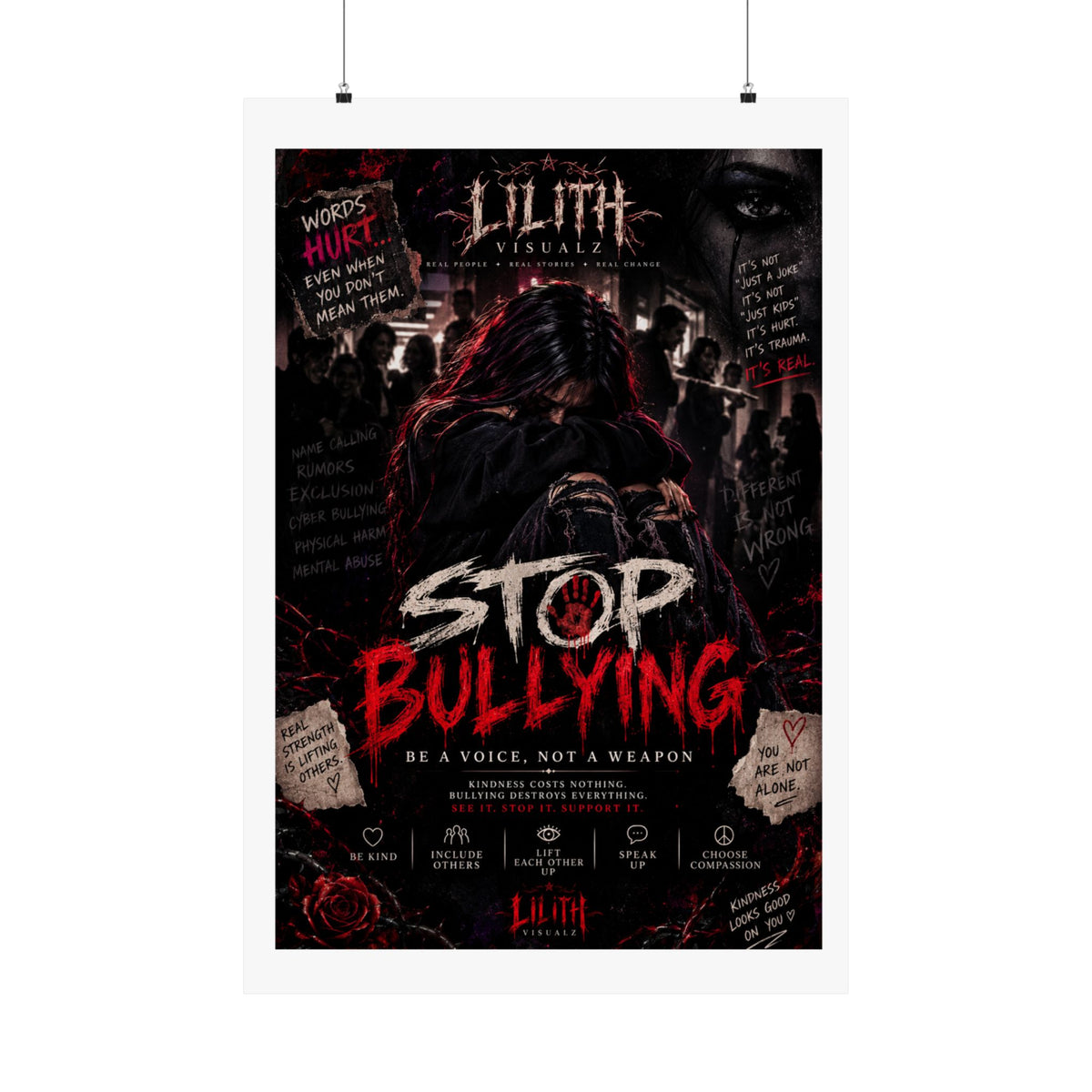 Lilith Visualz Anti Bullying Poster