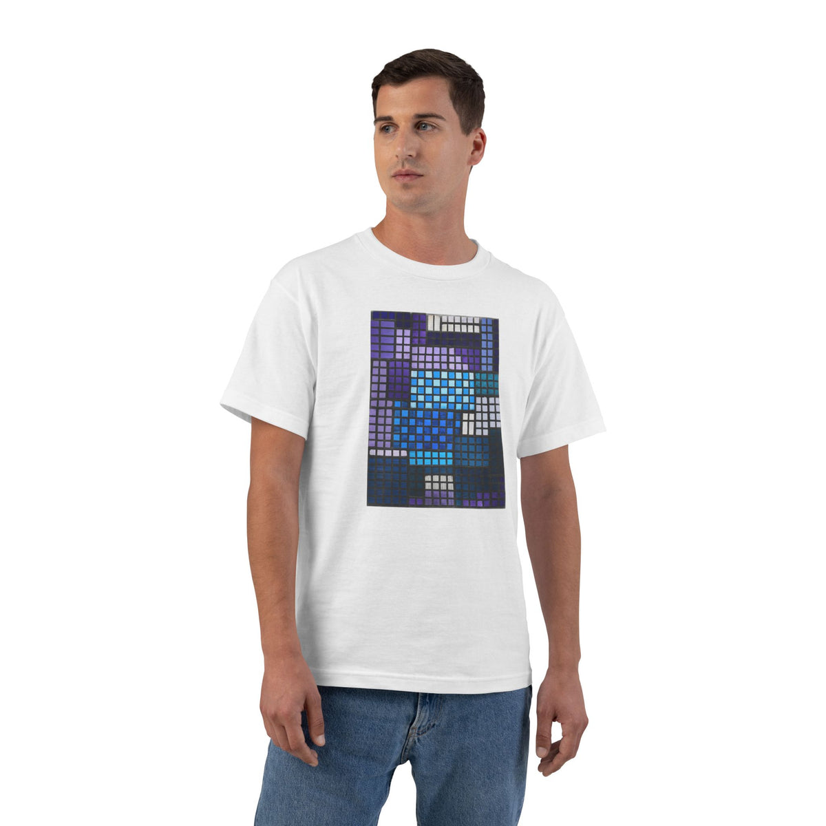 plate 002 beefy tee - White