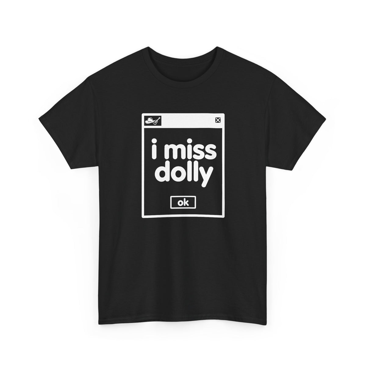 i miss dolly error tee - Black