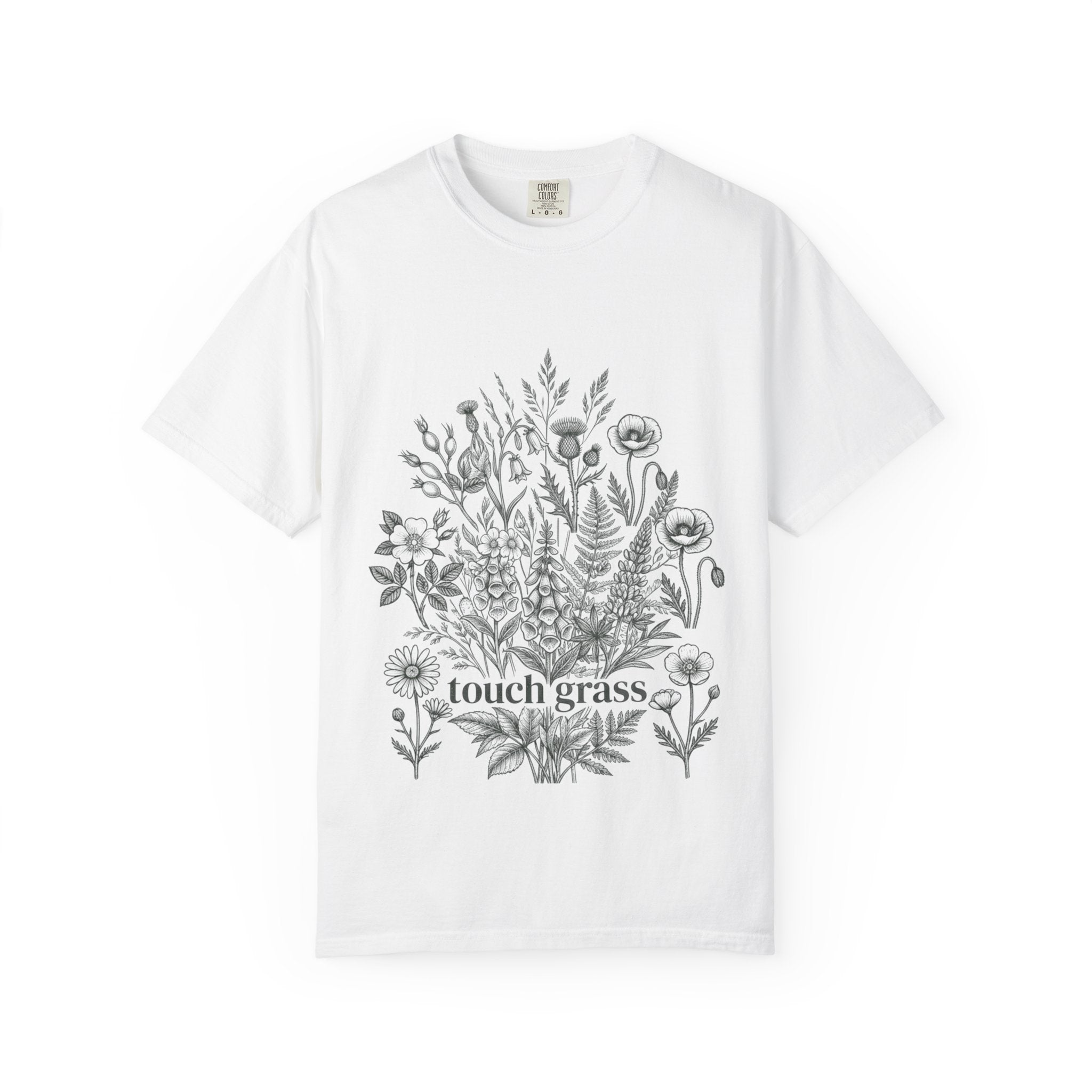 Touch Grass Botanical Tee