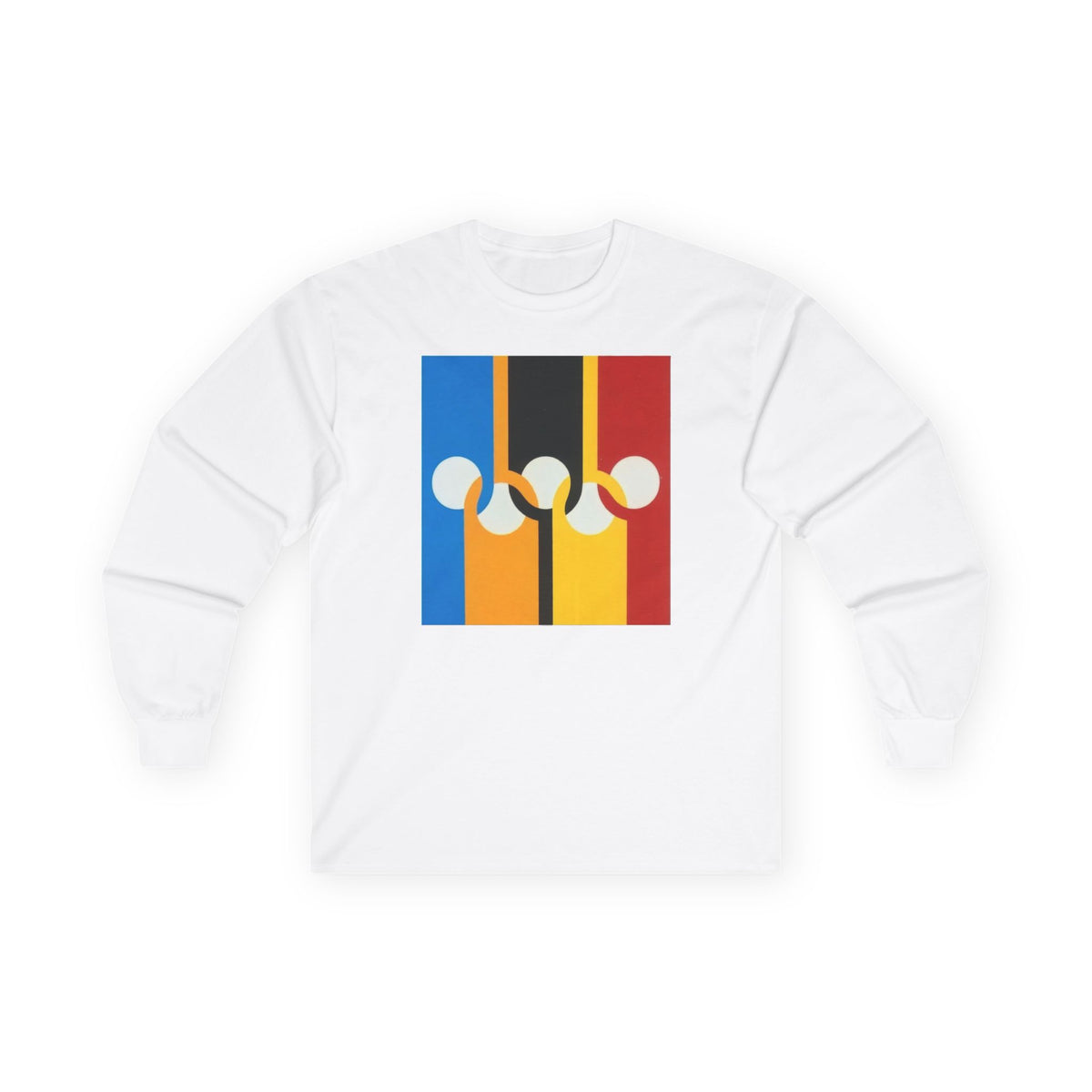 plate 120 long sleeve tee - White