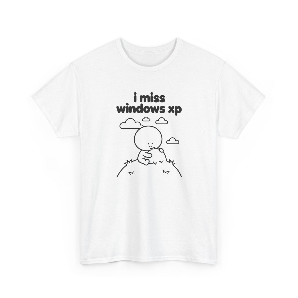 i miss windows xp tee - White