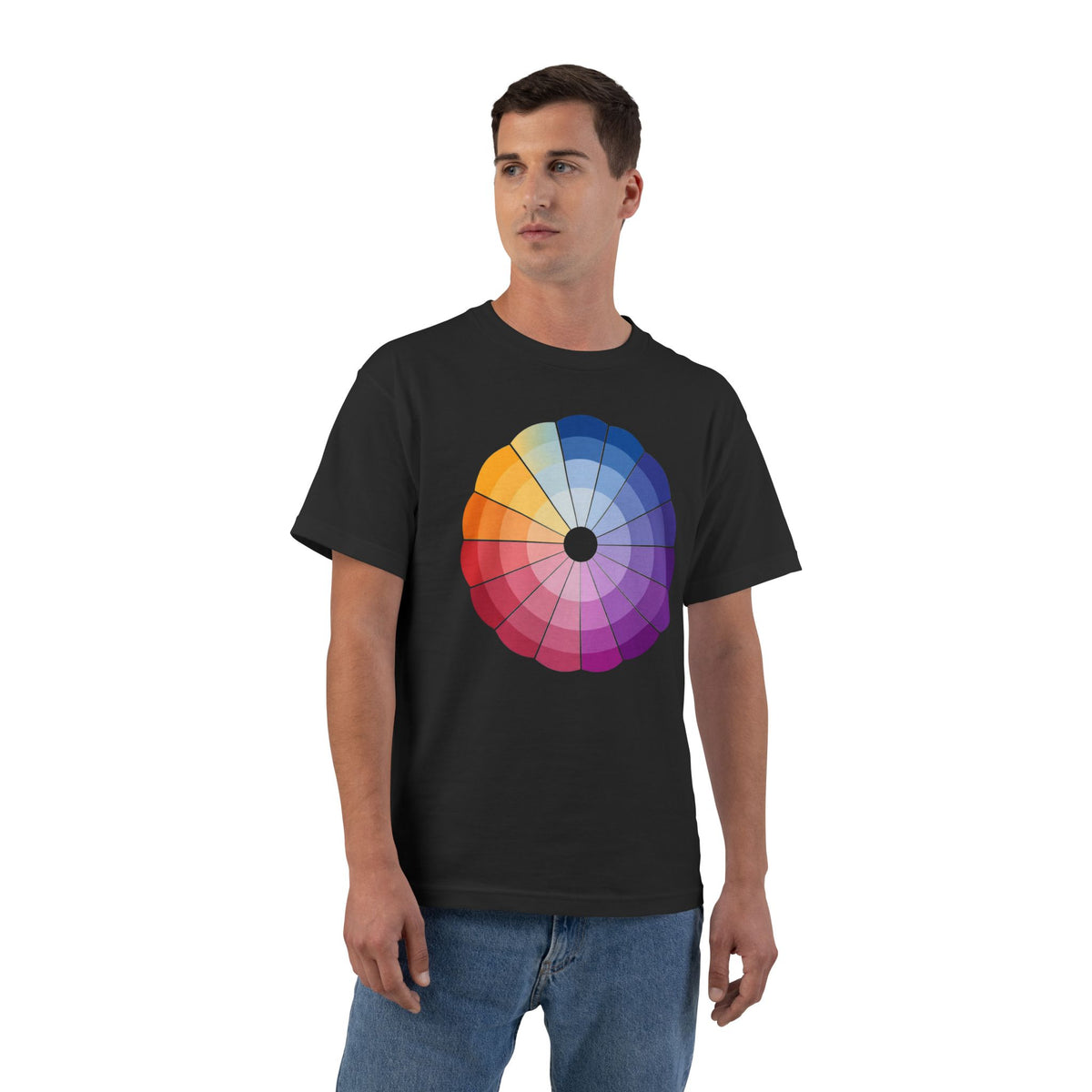 plate 185 beefy tee - Black