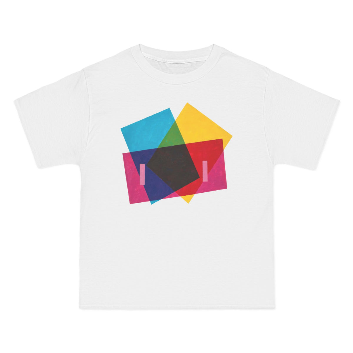 plate 009 beefy tee - White